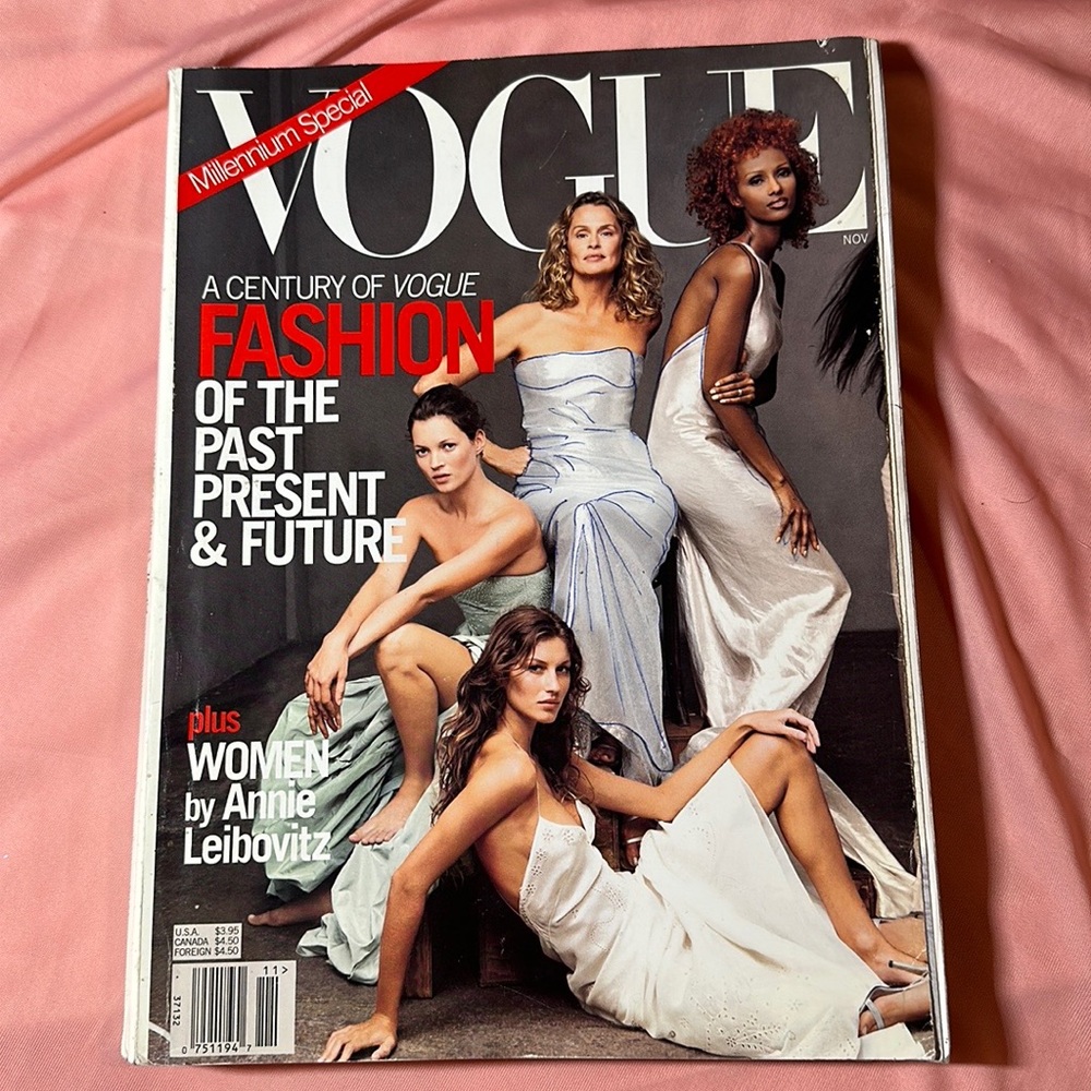 Vogue November 1999 issue A century of Vogue Fashion Past Present and Future